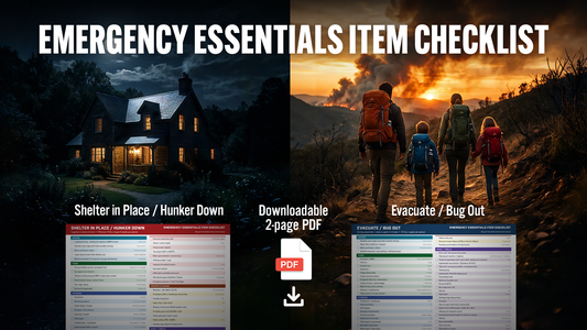 Emergency Essentials Item Checklist